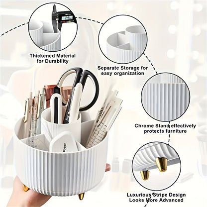 360° Rotating Makeup Cosmetics Organizer for Women